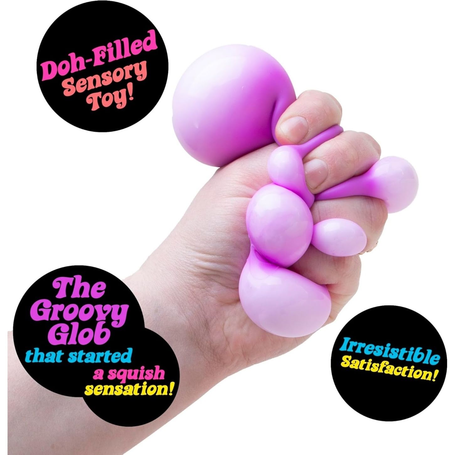 NeeDoh Original Sensory Ball – Purple - Image 3
