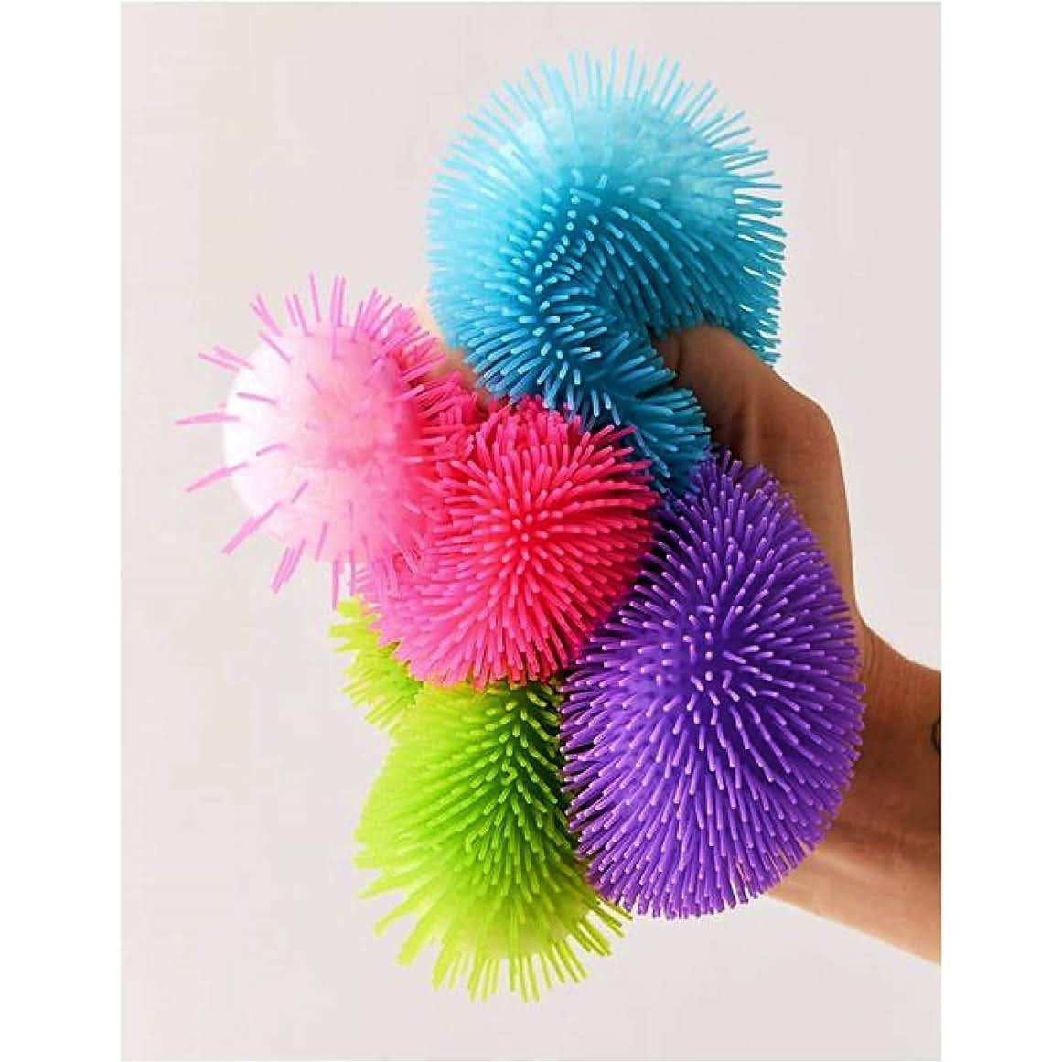 NeeDoh Shaggy Ball – Neon Squishy – 3 Pack - Image 6