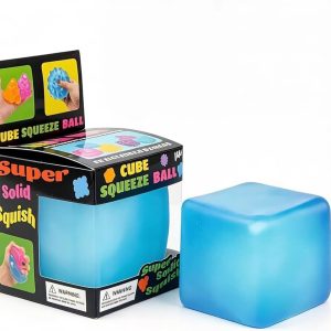 Premium Big Block Cube .Ice Cube Squishies Toys.Durable. Slow-Rebound fingertip Exquisite Spherical ice Cube with boxGift-Ready (Blue)