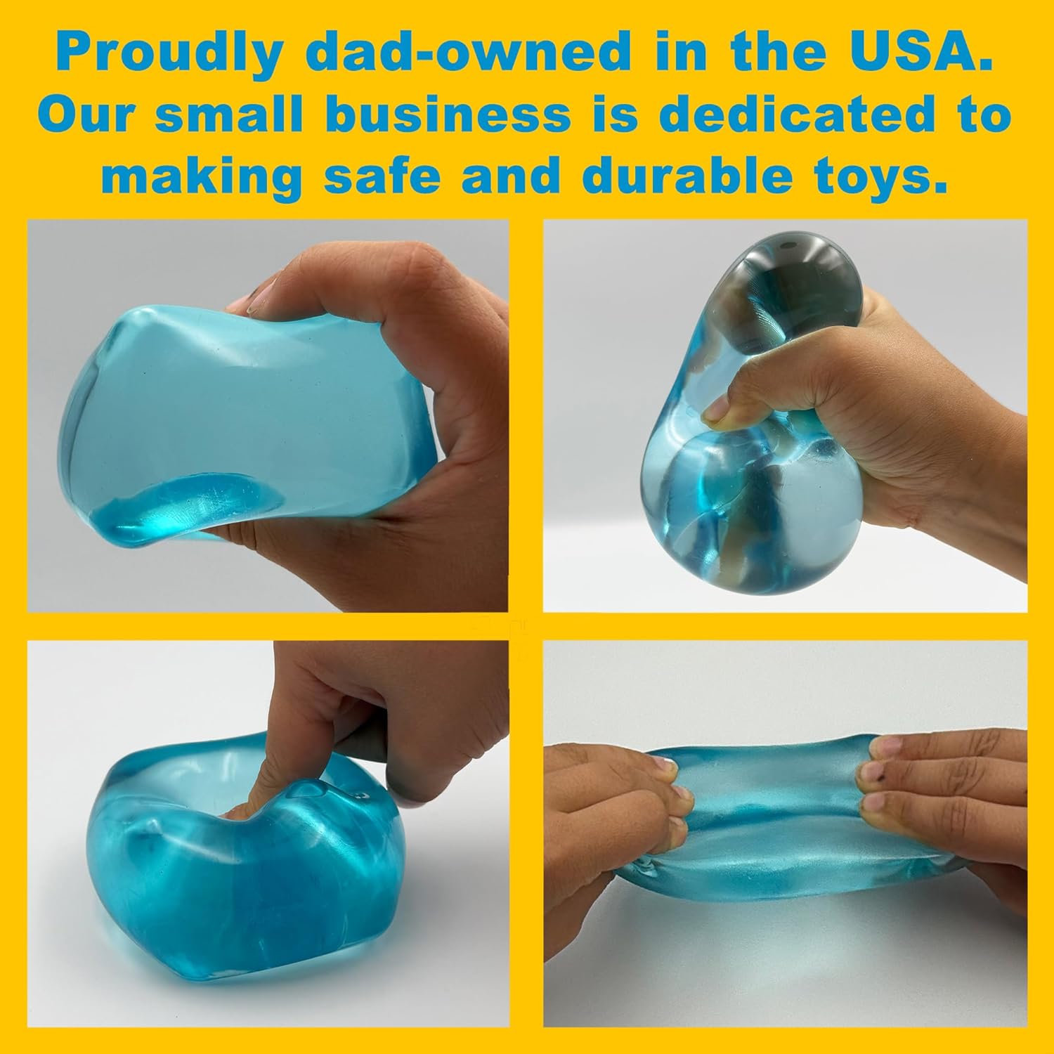 Premium Big Block Squeez'M Cube ?C 35% Larger Than The Standard Squishy Cube. Toy for Kids & Adults - Sensory Fidget for Stress Relief. Focus & Play ?C Colorful. Durable. Gift-Ready ?C ASTM Certified 3+ - Image 4