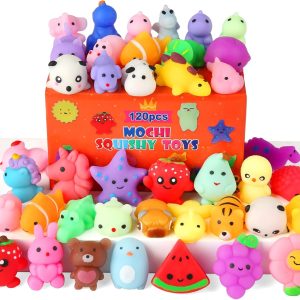 30 Pack Squishy Toys. Kawaii Squishies Party Favors for Kids 4-8 8-12 Treasure Box Toys for Classroom Birthday Xmas Gifts Goodie Bag Mini Animals Mochi Squishy Stress Relief Sensory Toys Random