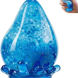 Water Drop Squeeze Squishies. Dream Squishy Drop Squishy Stress Ball. Soft Fidget Stress Ball. 2026 New Slow Rise Relief Fidget Sensory for Anxiety Stress Easter Party Favors (Blue)