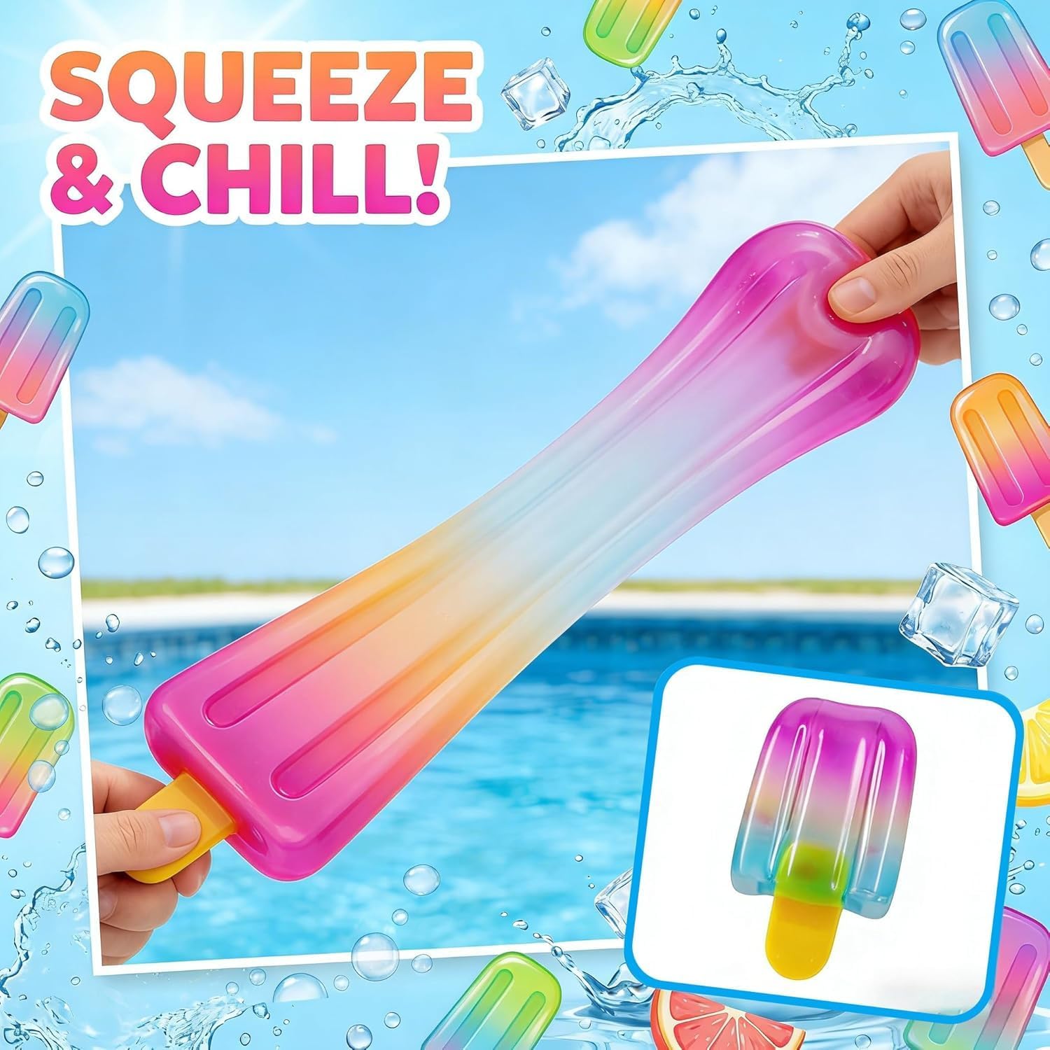 Slow Rising Squishy Toy Set. Sensory Stress-Relief Soft Silicone Toys. Soft and Bouncy Stress-Relief Toys. Anxiety Relief. Cute Soft Silicone Toys. Party Favors - Image 6