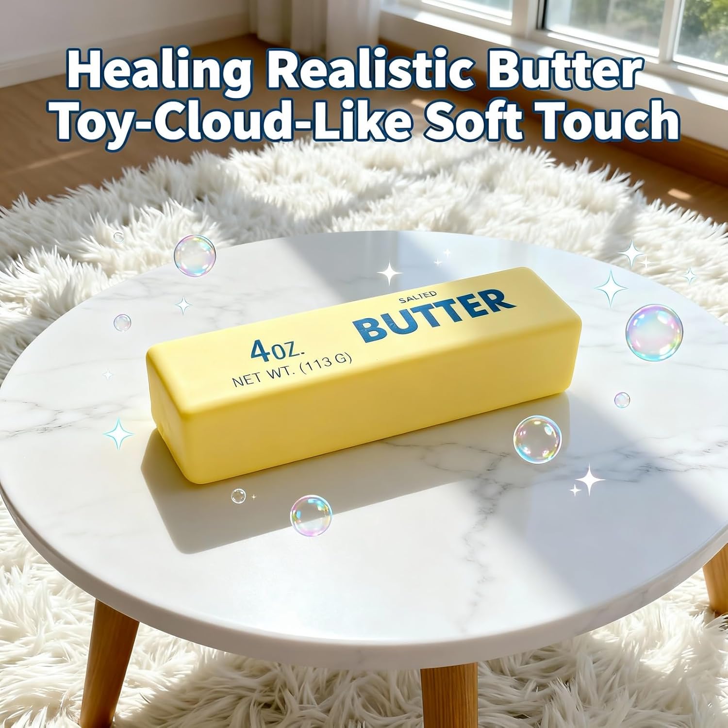Midou Slow Rising Dumpling Squishy Butter Squeeze Toy Sensory Stress Relief Squishies Soft & Stretchy Fidget Toys for Anxiety Relief Party Favors 1Pcs with Smile Face - Image 6