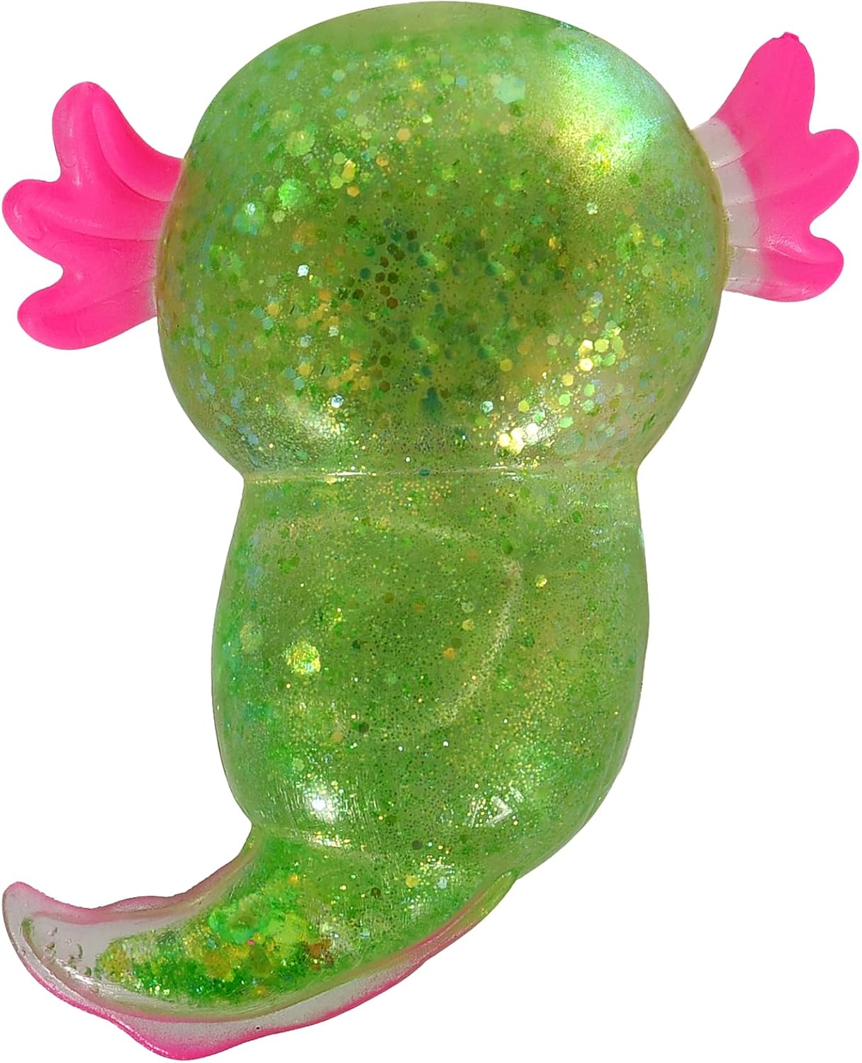 Axolotl Squishy Stress Ball. Soft TPR Slow Rising Squeeze Toy. Cute Axolotl Fidget Toy for Stress Relief. Anxiety Calming Sensory Toy for Kids Adults(Green Long Tail Axolotl) - Image 9