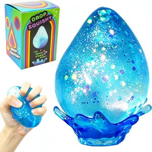 Water Drop Squishy. Raindrop Slow Rising Squeeze Toy Stress Ball Squishies Sensory Anxiety Relief Toys Gifts for Adult Kid