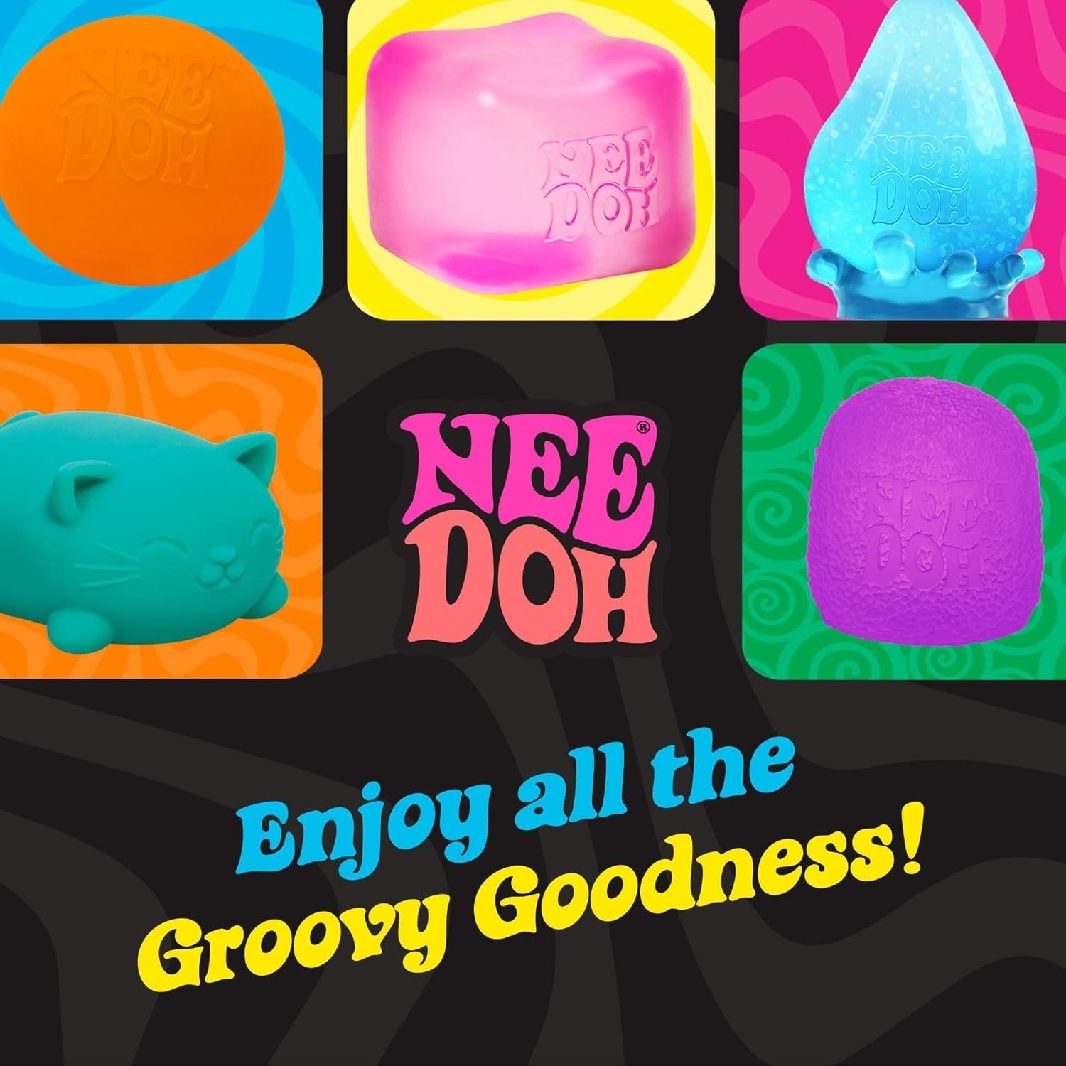 NeeDoh Gummy Bear – Jelly Sensory Toy – 3.5″ - Image 6